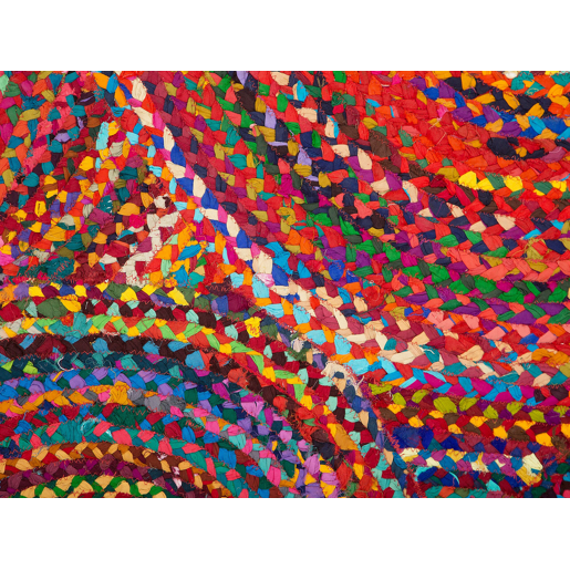 Tapete YENICE Multicolor ø 140 cm Juta