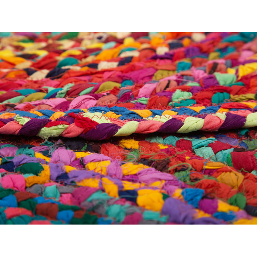 Tapete YENICE Multicolor ø 140 cm Juta