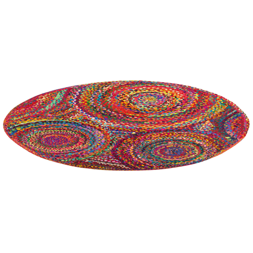Tapete YENICE Multicolor ø 140 cm Juta