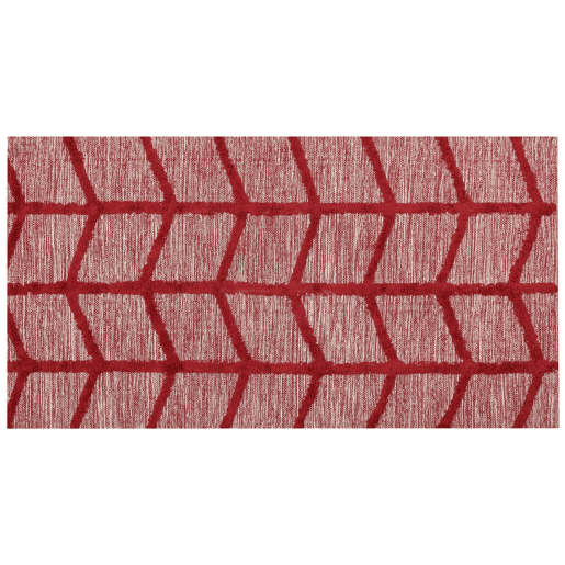 Tapete SIVAS Vermelho 80 x 150 cm Algodão