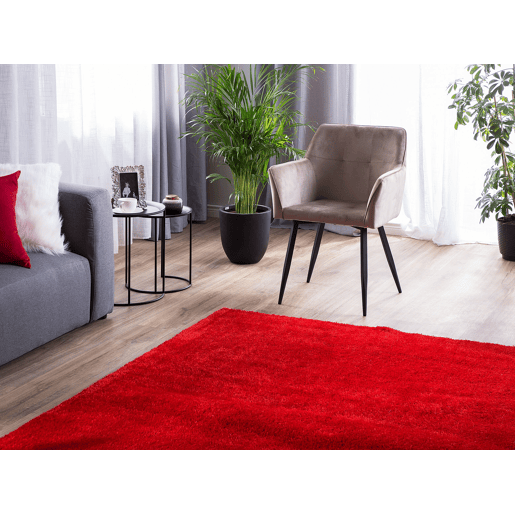 Tapete felpudo DEMRE Vermelho 140 x 200 cm