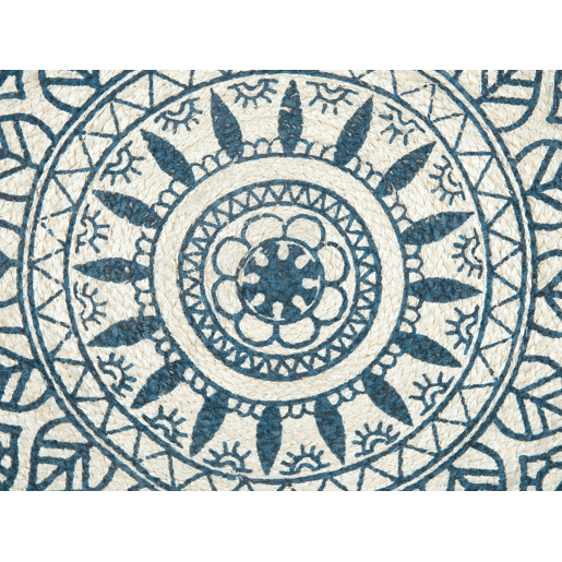 Tapete ANADERE Azul ø 120 cm Juta