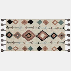 Tapete ESKISEHIR Creme 80 x 150 cm Algodão
