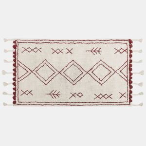 Tapete KENITRA Branco creme 80 x 150 cm Algodão
