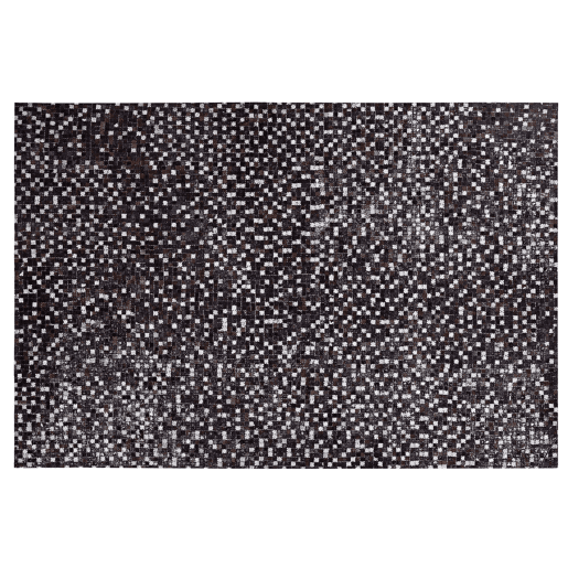 Tapete AKKESE Castanho 160 x 230 cm Pele