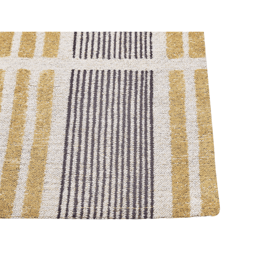 Tapete KATRA Creme 80 x 150 cm Algodão