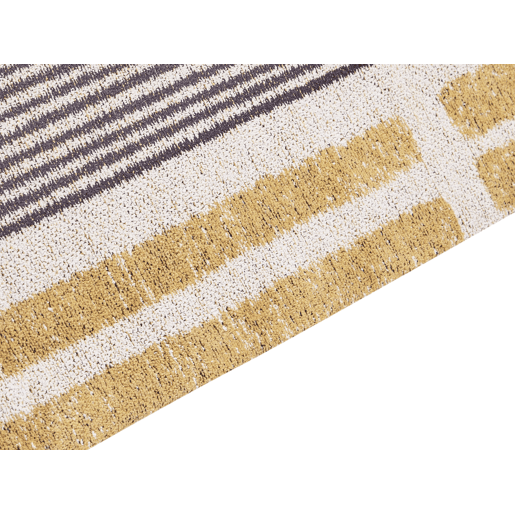 Tapete KATRA Creme 80 x 150 cm Algodão