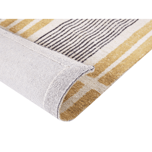 Tapete KATRA Creme 80 x 150 cm Algodão