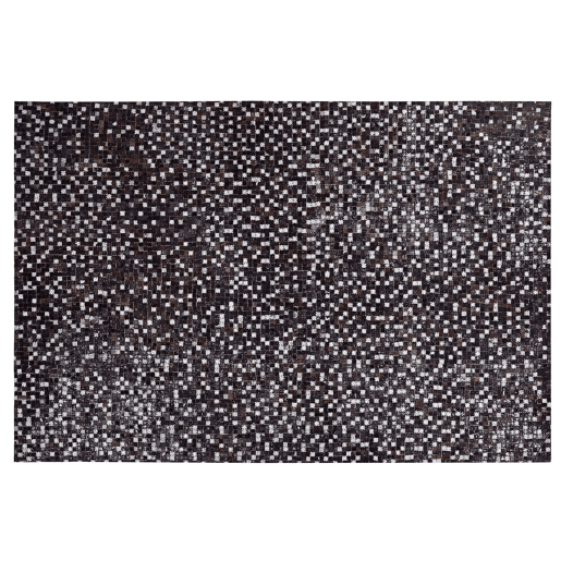 Tapete AKKESE Castanho 140 x 200 cm Pele