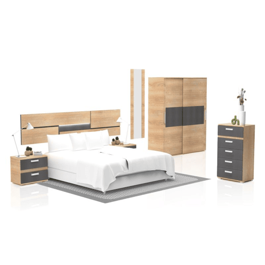 Quarto Ataneq Pure 5C Plus Cambria - Grafite x x cm Quarto Ataneq Pure 5C Plus Cambria - Grafite x x cm
