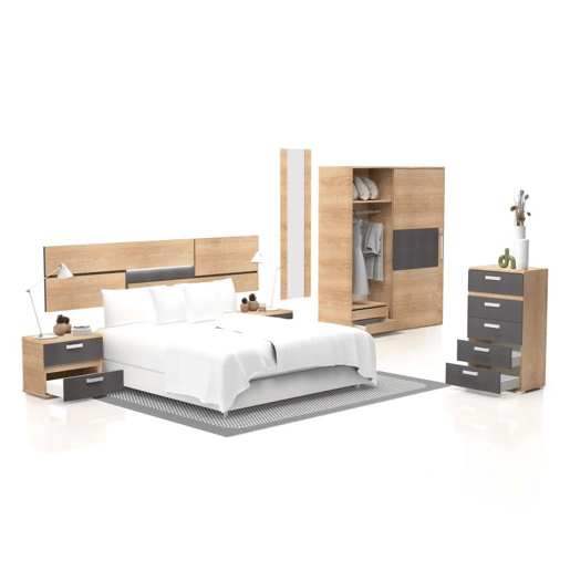 Quarto Ataneq Pure 5C Plus Cambria - Grafite x x cm Quarto Ataneq Pure 5C Plus Cambria - Grafite x x cm