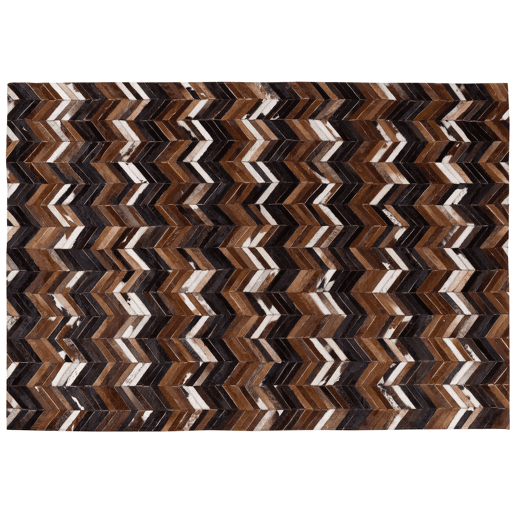 Tapete BALAT Castanho 160 x 230 cm Pele