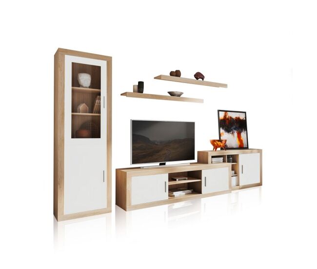 Salón nuka v11 cambria - blanco 330 x 193,2 x 41,4 cm