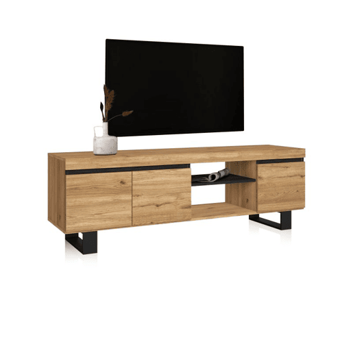 Unidade de TV Ebos UP 160 Carvalho Nude - Cinza 160 x 53 x 40 cm Unidade de TV Ebos UP 160 Carvalho Nude - Cinza 160 x 53 x 40 cm