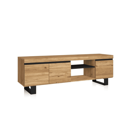 Unidade de TV Ebos UP 160 Carvalho Nude - Cinza 160 x 53 x 40 cm Unidade de TV Ebos UP 160 Carvalho Nude - Cinza 160 x 53 x 40 cm