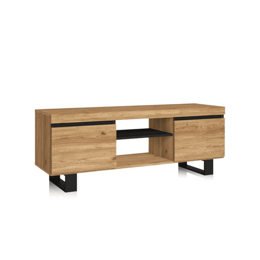 Móvel TV Ebos UP 140 Carvalho Nude - Cinza 140 x 53 x 40 cm