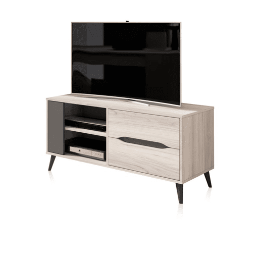 Mesa de TV Lizz 110 Acinzentado - Antracite 114 x 52 x 40 cm