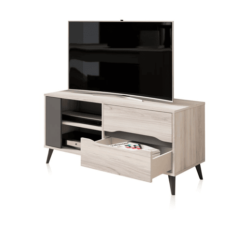 Mesa de TV Lizz 110 Acinzentado - Antracite 114 x 52 x 40 cm
