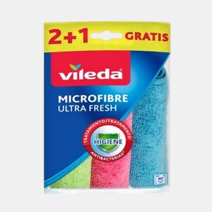 Pano de limpeza de microfibra Vileda Microfibras Cores sortidas