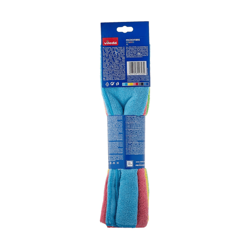 Pano de limpeza de microfibra Vileda 36 x 34 cm Microfibras Cores sortidas (36 x 38 cm) (3 uds)