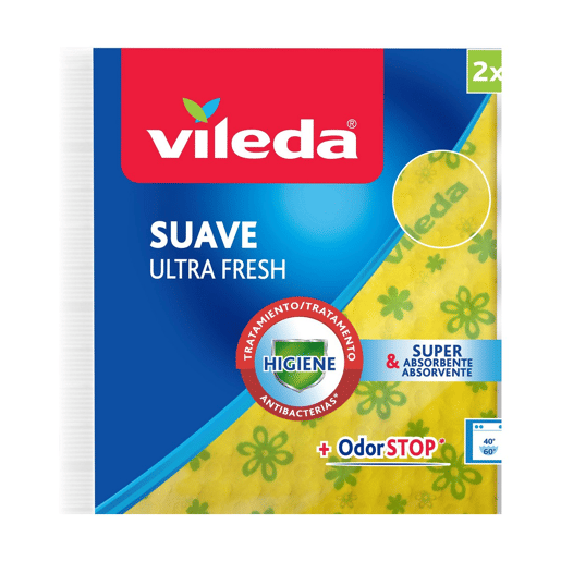 Pano de limpeza Vileda Amarelo