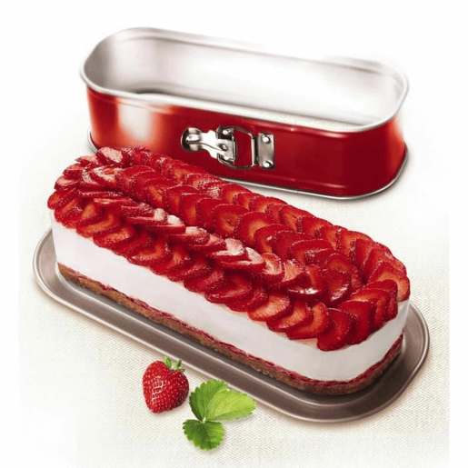 Molde Desmontável Tefal Vermelho Metal Aço (30 x 11 cm)
