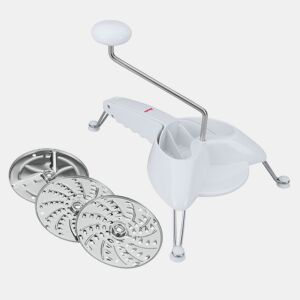 Ralador Metaltex Pernas Branco Aço inoxidável (Ø 24 cm)