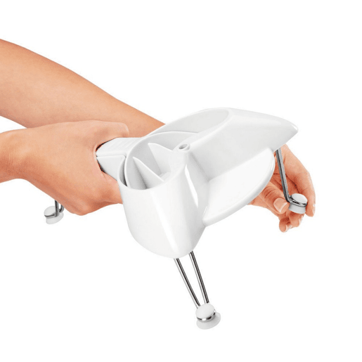 Ralador Metaltex Pernas Branco Aço inoxidável (Ø 24 cm)