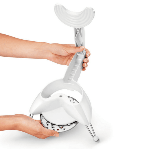 Ralador Metaltex Pernas Branco Aço inoxidável (Ø 24 cm)