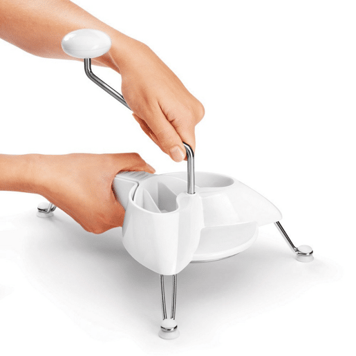 Ralador Metaltex Pernas Branco Aço inoxidável (Ø 24 cm)