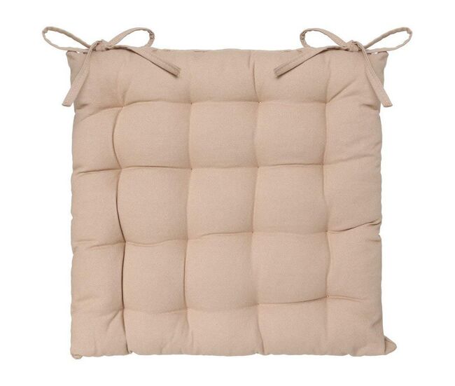 Cojín para sillas atmosphera beige (38 x 38 cm)