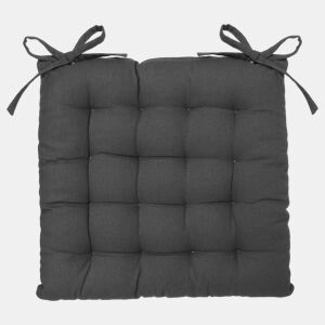 Almofada para cadeiras Atmosphera Cinzento escuro (38 x 38 cm)
