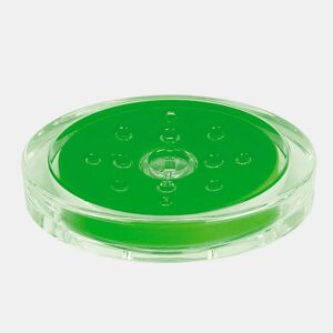 Coleção Spirella Sydney, bandeja de mesa de sabão 3,0 x 10,0 x 13,0 cm, acrílico, verde