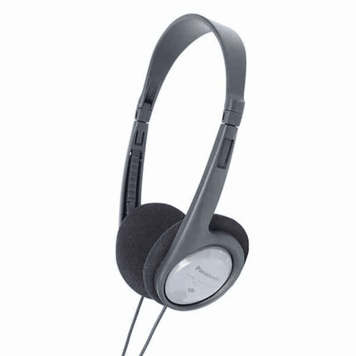 Auriculares de Diadema Panasonic Corp. RPHT090EH Prateado Com cabo Preto Cinzento Prata Auscultador circum-auricular externo Neodímio 16 Hz-22kHz
