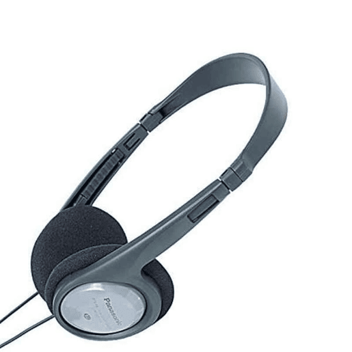 Auriculares de Diadema Panasonic Corp. RPHT090EH Prateado Com cabo Preto Cinzento Prata Auscultador circum-auricular externo Neodímio 16 Hz-22kHz