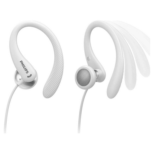 Auriculares desportivos Philips Branco Auriculares desportivos Philips Branco