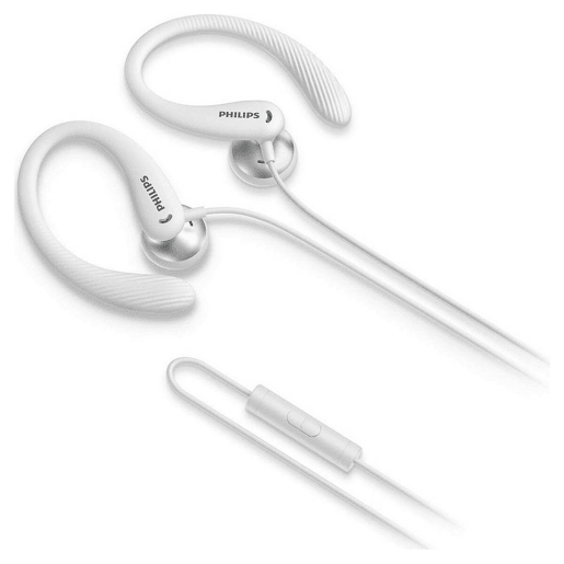 Auriculares desportivos Philips Branco Auriculares desportivos Philips Branco