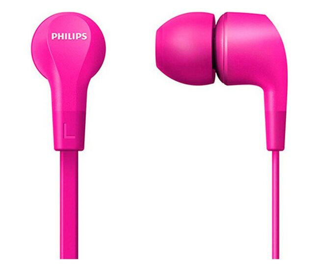 Auriculares philips rosa silicona