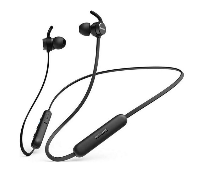 Auriculares con micrófono philips negro