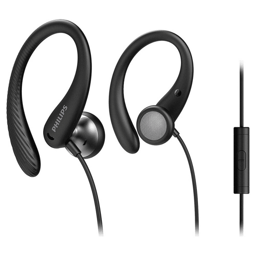 Auriculares desportivos Philips Preto