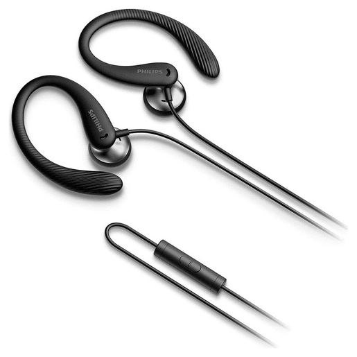 Auriculares desportivos Philips Preto