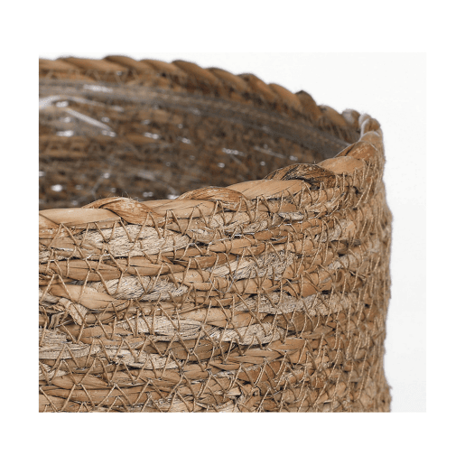 Conjunto de Cestos Mica Decorations 3 Peças Castanho vime