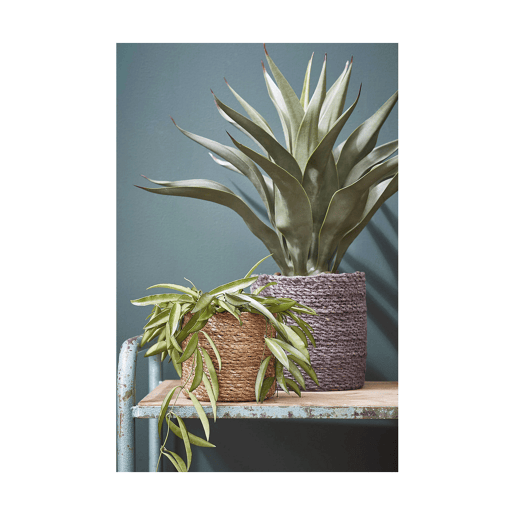 Conjunto de Cestos Mica Decorations 3 Peças Castanho vime