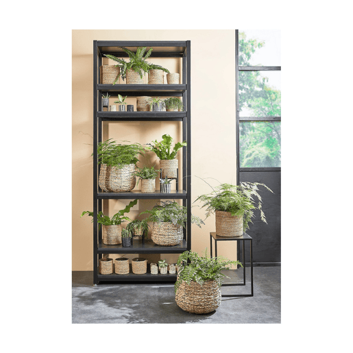 Conjunto de Cestos Mica Decorations 3 Peças Castanho vime