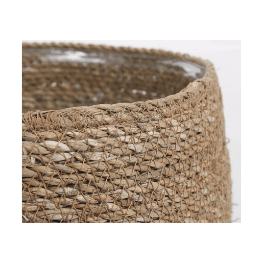 Cesto Mica Decorations 3 Peças Conjunto Castanho vime