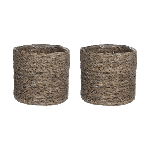 Cesto Mica Decorations Atlantic Castanho vime (16 x 16 cm) 16 x 16