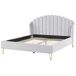 Beliani Cama Terciopelo AMBILLOU 197x214 Beliani Cama Terciopelo AMBILLOU 197x214 Beige