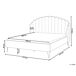 Beliani Cama Terciopelo AMBILLOU 177x214 Beliani Cama Terciopelo AMBILLOU 177x214 Gris Claro