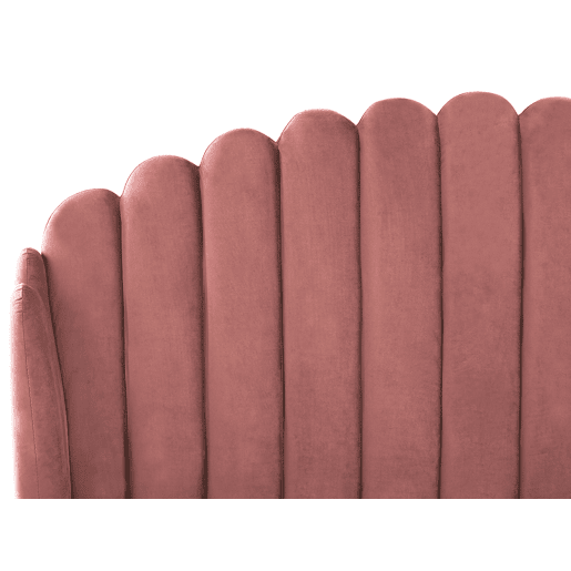 Cama Veludo AMBILLOU 180 x 200 cm Rosa