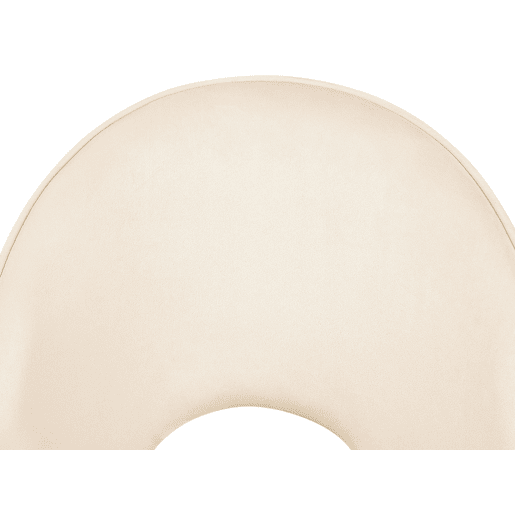 Conjunto de 2 cadeiras de jantar MAGALIA Veludo Creme